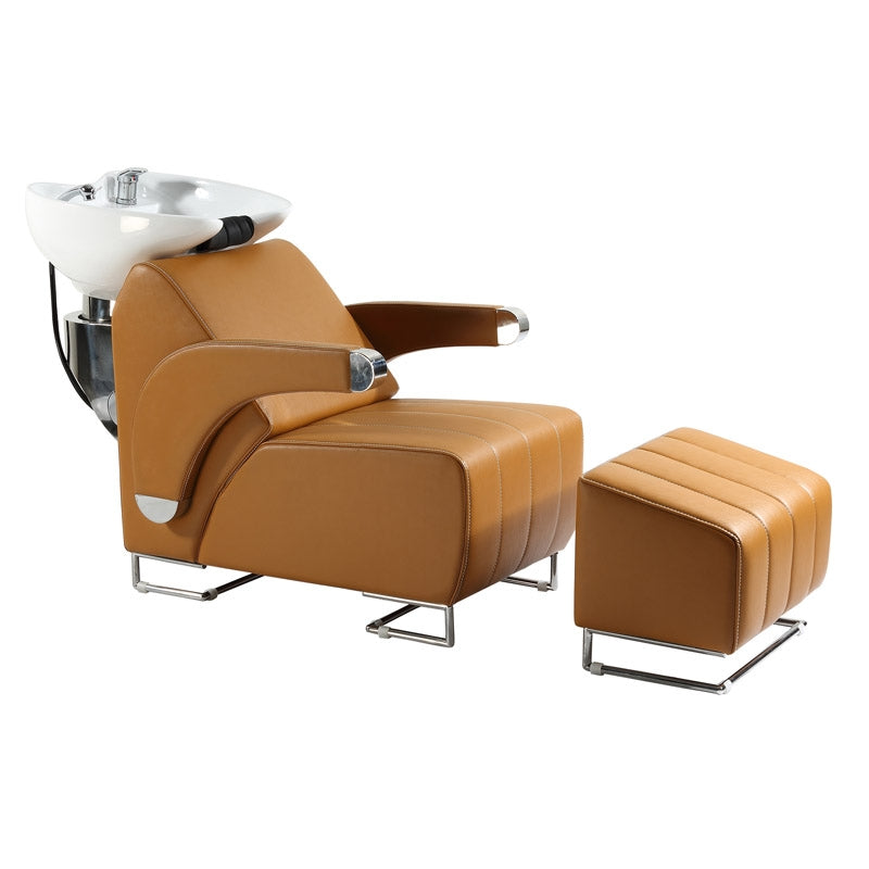 H. Master ® Luxury Shampoo Chair sofa with foot rest whole set for salon