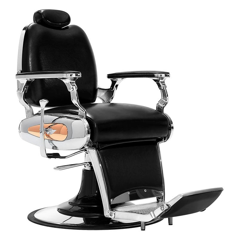 H.Master ® Vintage Barber Chair Reclining Chair with Backrest
