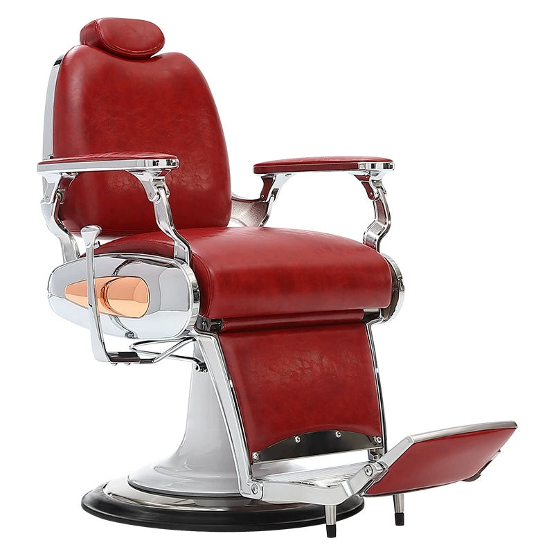 H.Master ® Vintage Barber Chair Reclining Chair with Backrest