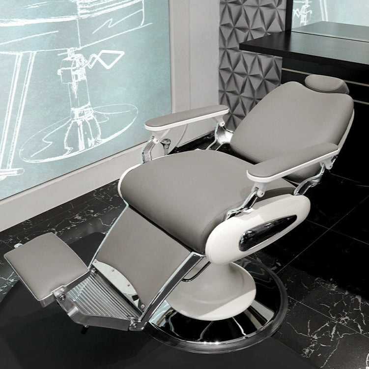 H.Master ® Vintage Barber Chair Reclining Chair with Backrest