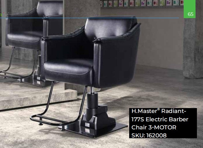 H.Master® Radiant- 177S Wireless Rechargeable Electric Barber Chair 1-MOTOR