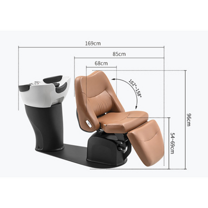 H. Master ® Luxury Electric Adjustable Shampoo Chair
