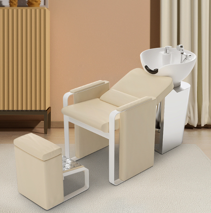 H. Master ® Beige Semi-Lying Shampoo Bed