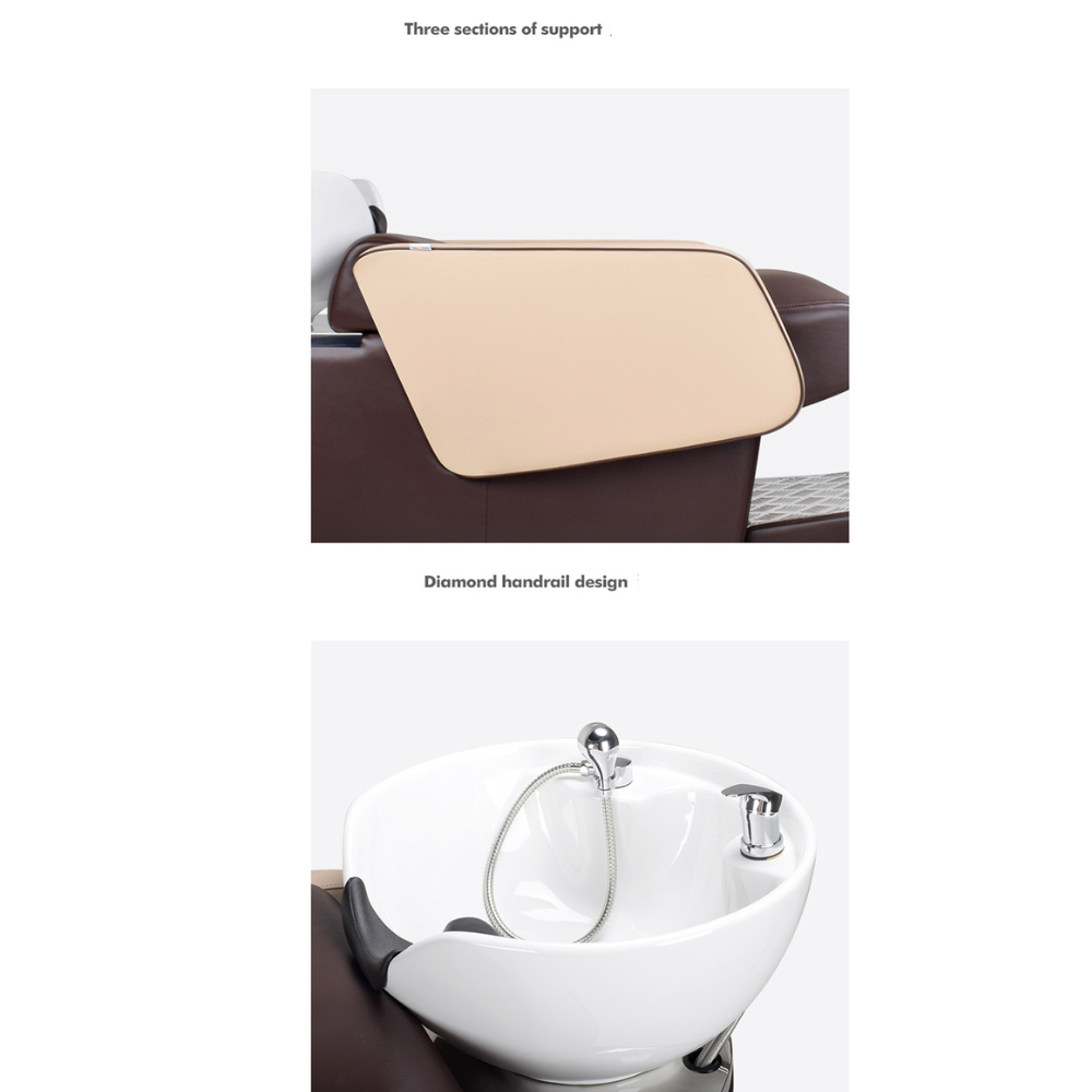 H.Master ® Half-Lying Professional Shampoo Bed With Head Basin