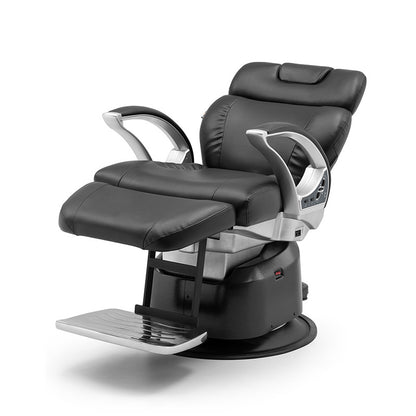 H.Master ® Elegant modern style Electric or Hydraulic Pump Reclining Barber Chair