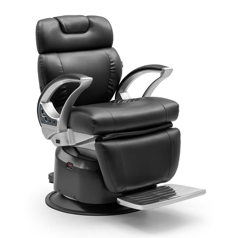 H.Master ® Elegant modern style Electric or Hydraulic Pump Reclining Barber Chair