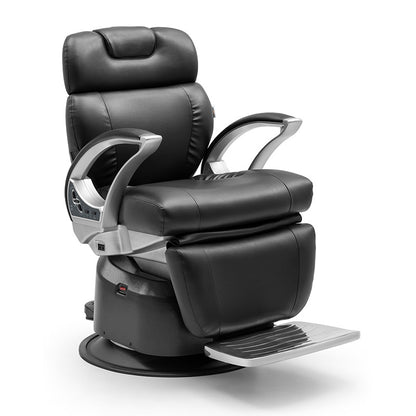 H.Master ® Elegant modern style Electric or Hydraulic Pump Reclining Barber Chair