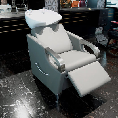 H.Master ® Professional Shampoo unit Bed With Adjustable Head Basin