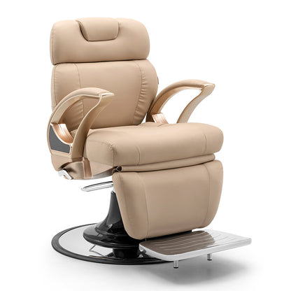 H.Master ® Elegant modern style Electric or Hydraulic Pump Reclining Barber Chair