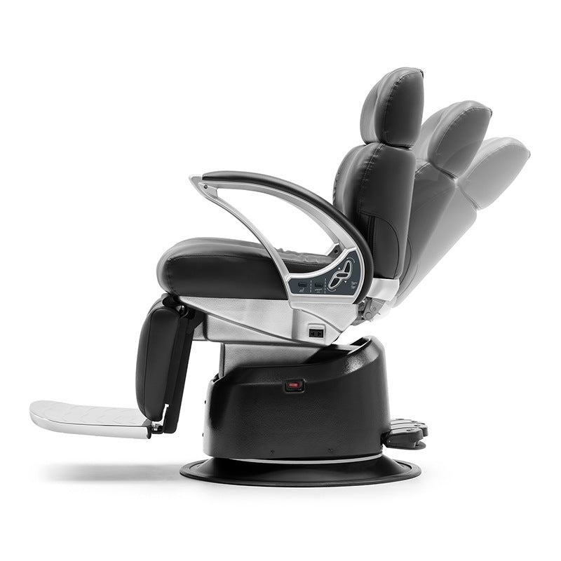 H.Master ® Elegant modern style Electric or Hydraulic Pump Reclining Barber Chair