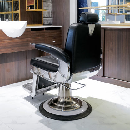 H.Master ® Vintage Barber Chair Reclining Chair with Backrest