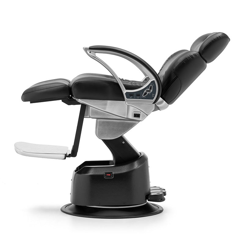 H.Master ® Elegant modern style Electric or Hydraulic Pump Reclining Barber Chair
