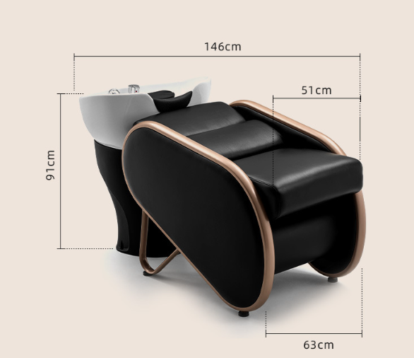 H. Master ® Luxury Ceramic Shampoo Bed